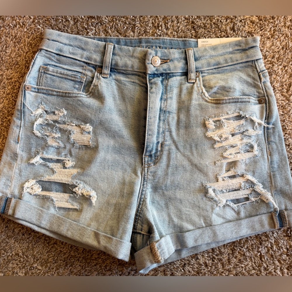 American Eagle Stretch Curvy Mom Short size 8